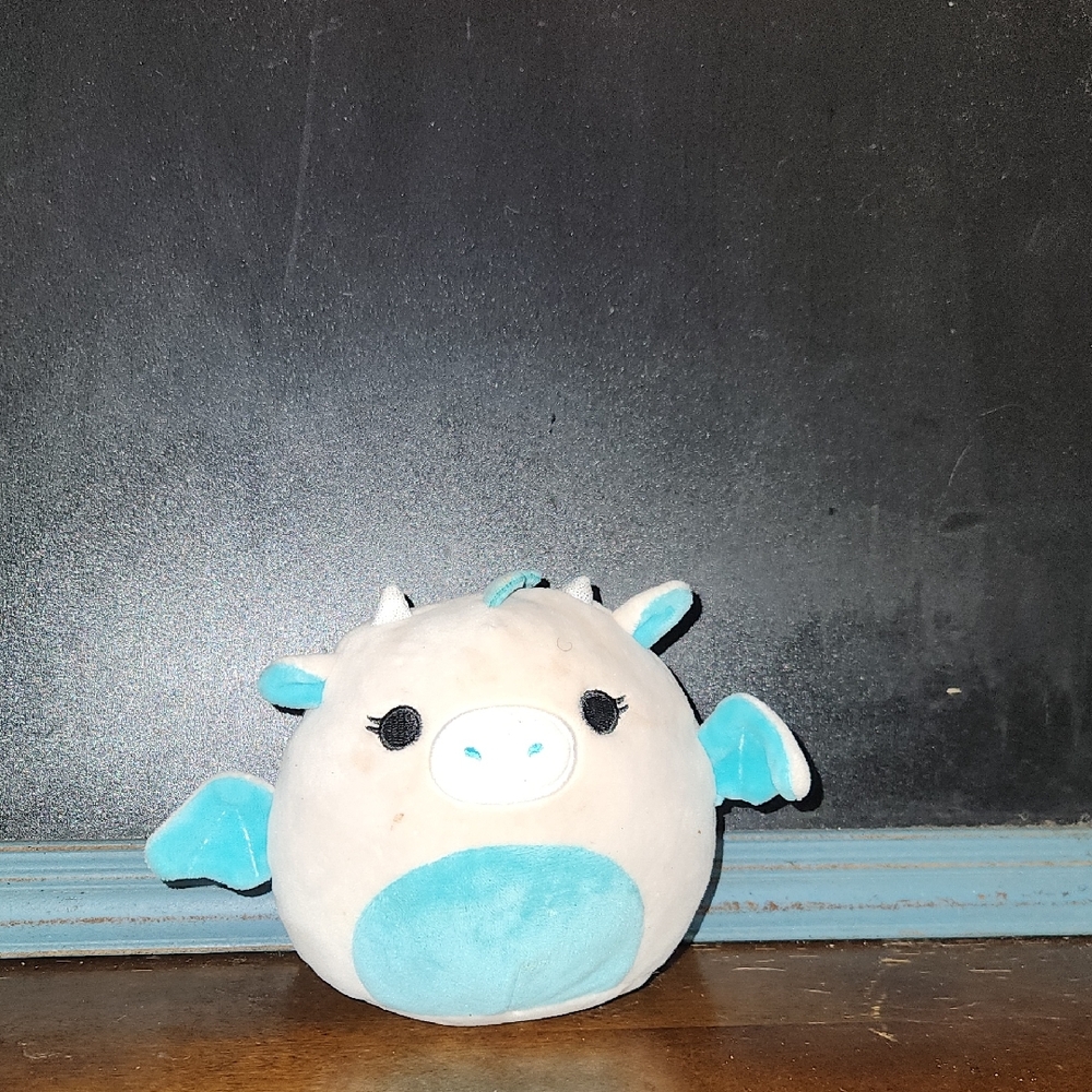Cute Blue and White Plush Toy